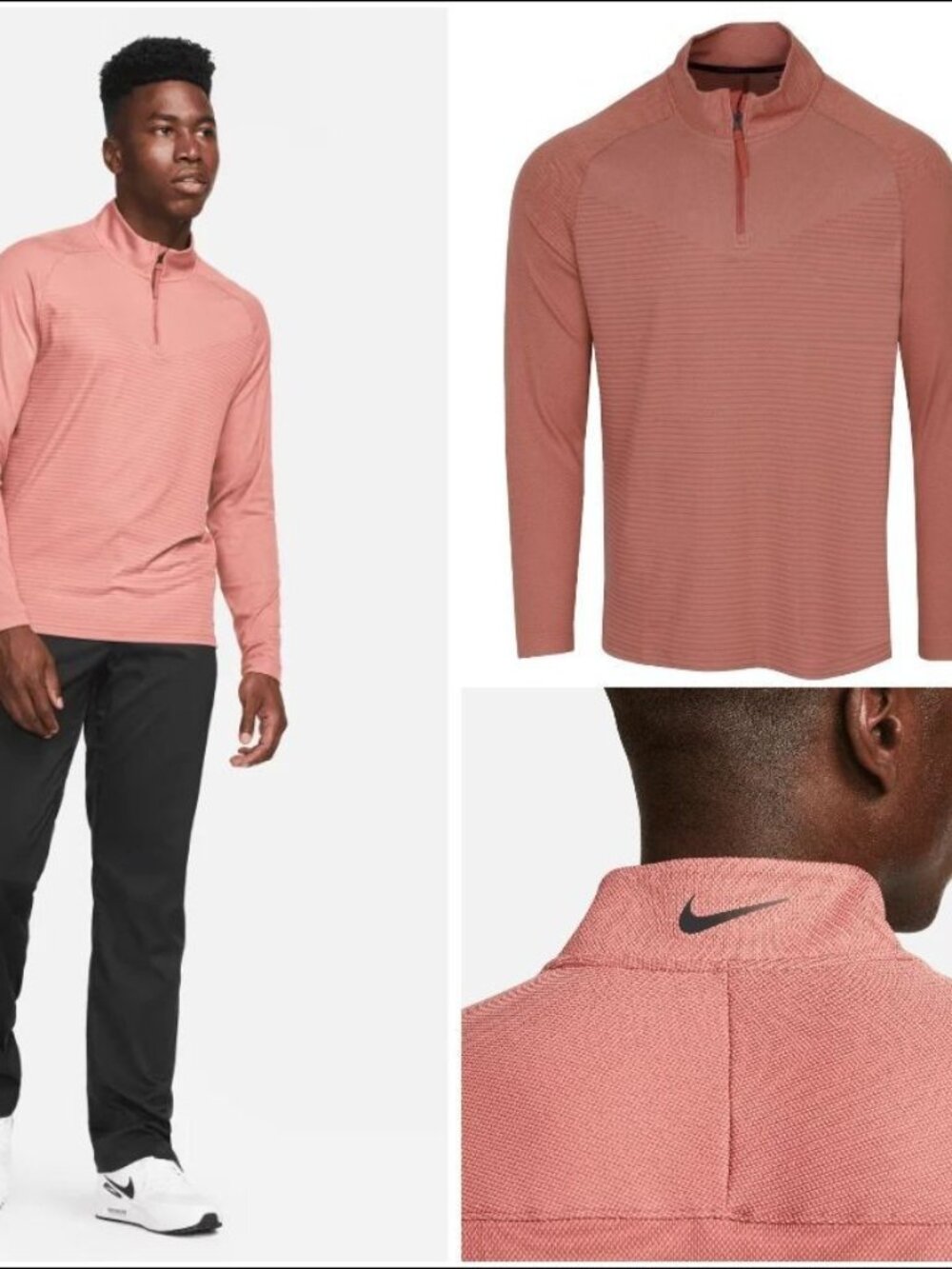 Men's Nike Golf Dri-FIT ADV Vapor 1/4 Zip Pullover -Size: M (DH0982